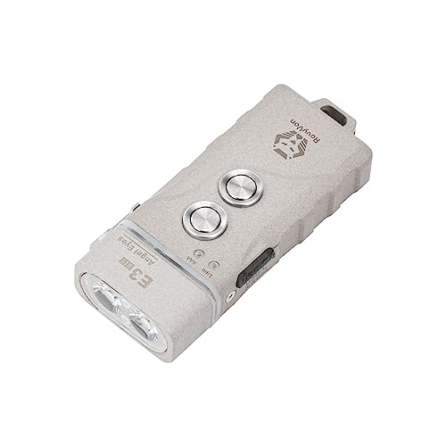 RovyVon E3 Plus Rechargeable EDC Flashlight 700 Lumen Dual Power Supply USB Charging or AAA Battery Powered Small Pocket LED Flashlight with Hat Clip for Outdoor Camping Emergency Easy to Find - Image 1