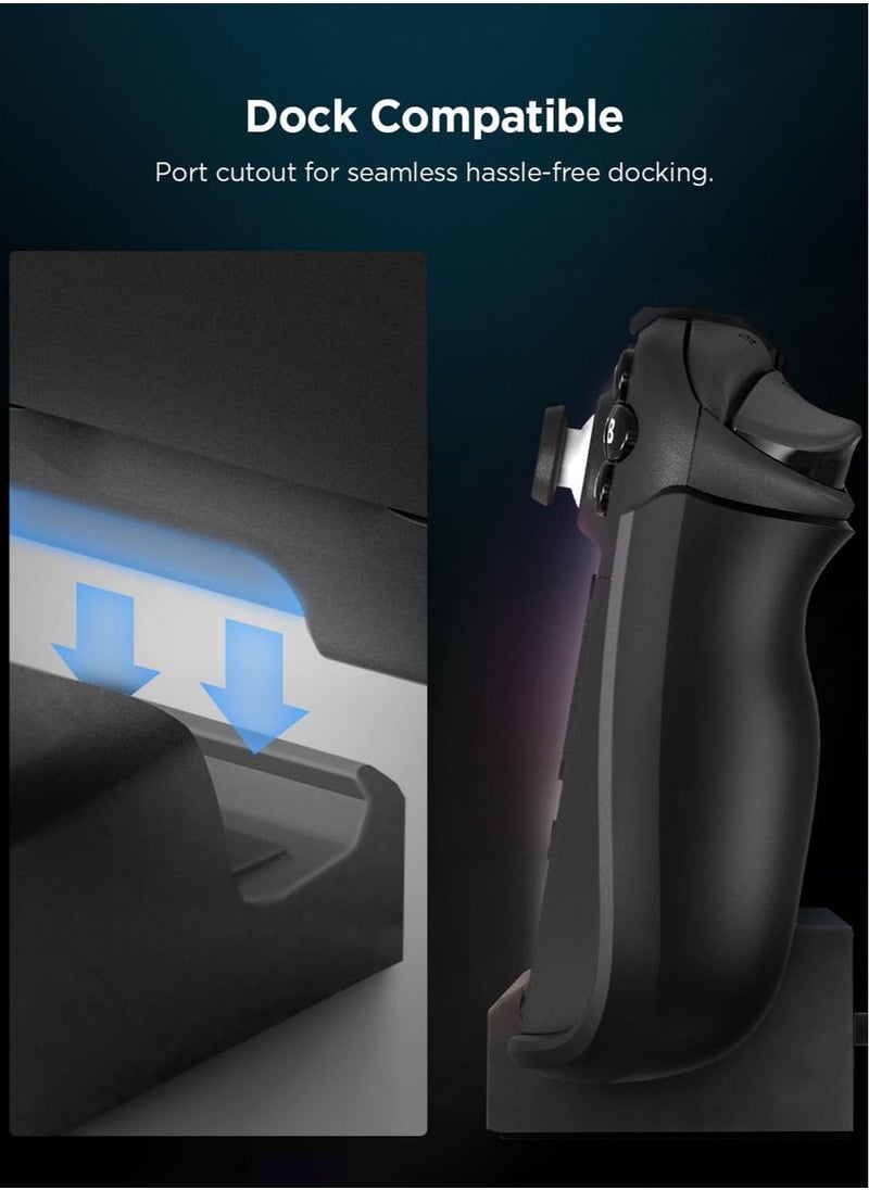 Spigen - Thin Fit Pro Protective Steam Deck Case with Kickstand for Steam Deck Case TPU & PC Cover with Shock-Absorption Anti-Scratch Cover Protector Steam Deck Accessories - Black - Image 1