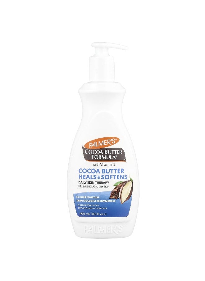 PALMER'S Palmer's, Cocoa Butter Formula® with Vitamin E, Heals & Softens Daily Skin Therapy, 13.5 fl oz (400 ml)  - Image 1