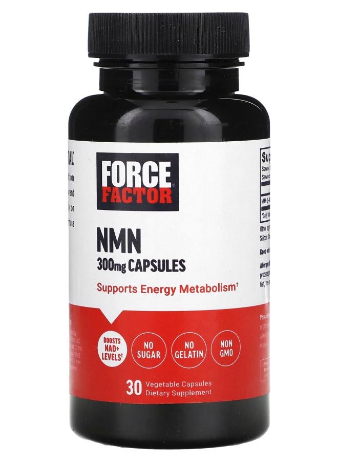 Force Factor NMN 300 ملغ 30 كبسولة نباتية