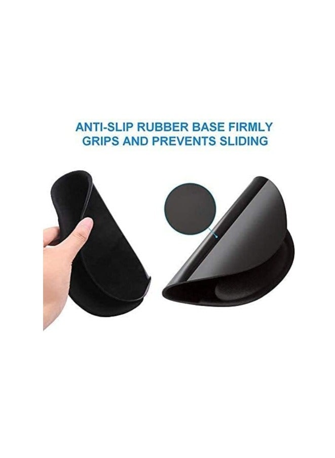 Terabyte Mouse Pad with Gel Wrist Rest Support, Comfortable Mouse Pad for Computer, Laptop, Home, Office & Travel  Black - Image 3