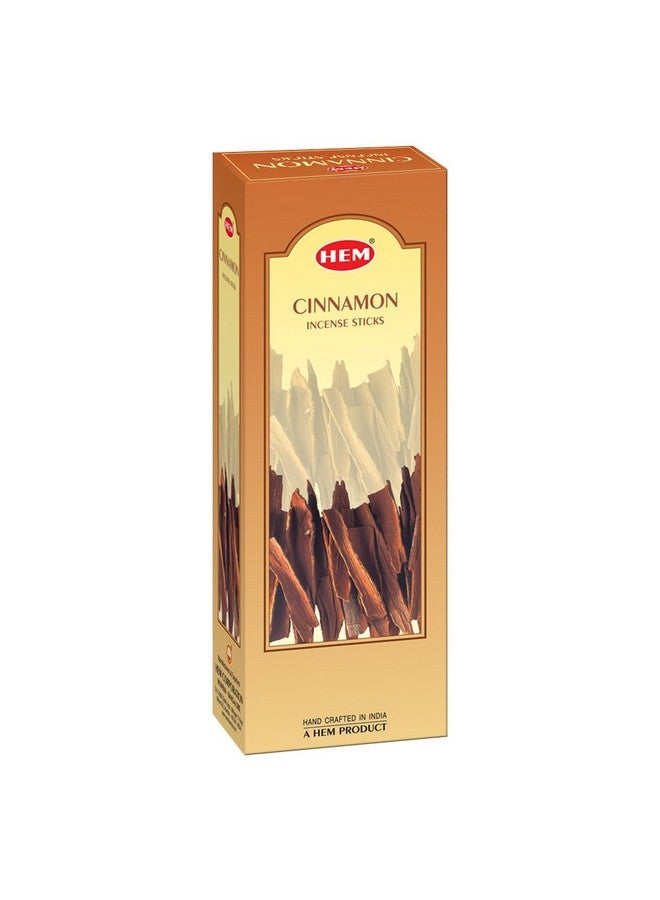 HEM عصا بخور القرفة - عزز أجوائك مع علبة من ستة | 20 جرام أنابيب | تدوم طويلاً، عطرية، طبيعية، مصنوعة يدويًا، وسهلة الاستخدام. - Image 1