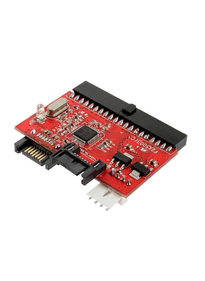 Generic - IDE to SATA SATA to IDE ATA ATAPI Serial HDD Hard Driver Disk Mutual Converter Adapter W/ Cable - Image 1
