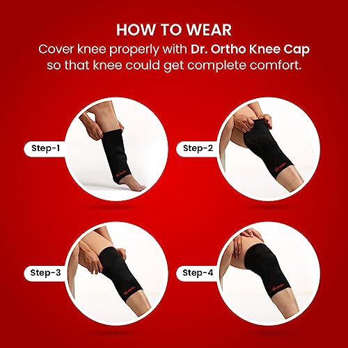 Dr. Ortho Dr.Ortho Knee Cap, Knee Support, Knee Guard Brace for Men and Women | Size - XXL - Image 4