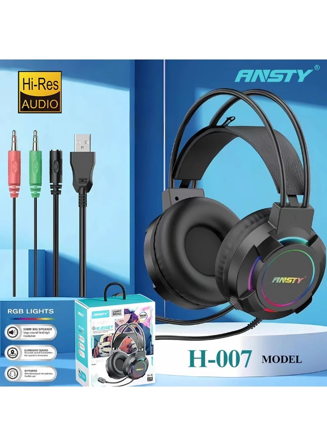 ANSTY H-007 Professional Bluetooth Headset - Advanced Noise Cancellation, Ultra-Long Battery Life, and Ergonomic Design for Business & Driving - Image 5