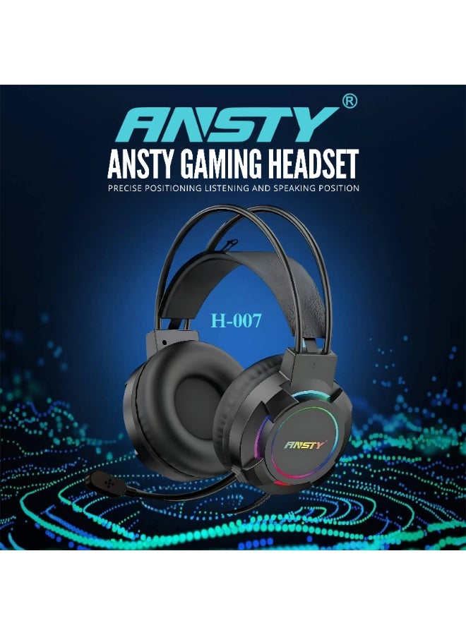 ANSTY H-007 Professional Bluetooth Headset - Advanced Noise Cancellation, Ultra-Long Battery Life, and Ergonomic Design for Business & Driving - Image 3