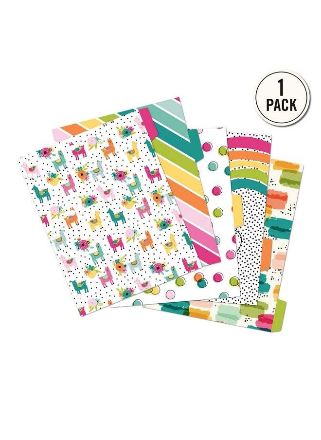 Pukka Pad Carpe Diem 5 Reversible Dividers 1 Pack Of 5 Tab Set 3Ring Binder Compatible 8 ½ X 11 In. Multicolor  - Image 3