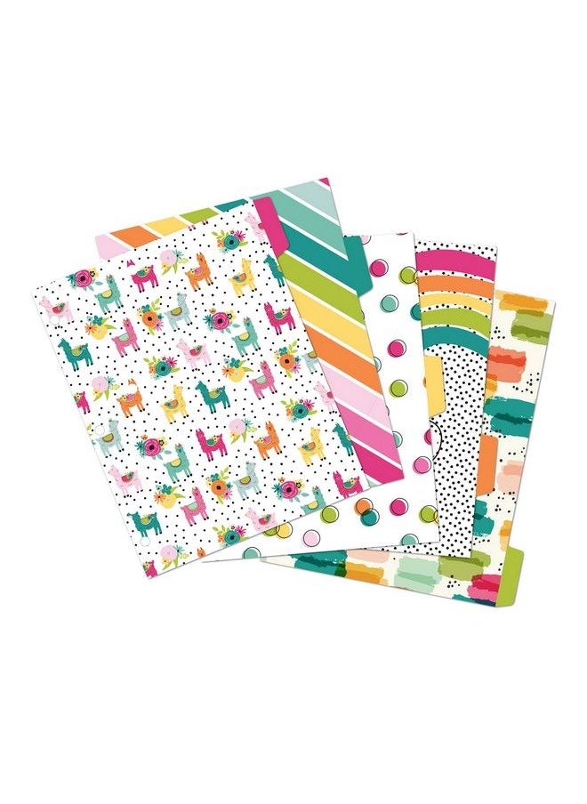 Pukka Pad Carpe Diem 5 Reversible Dividers 1 Pack Of 5 Tab Set 3Ring Binder Compatible 8 ½ X 11 In. Multicolor  - Image 2