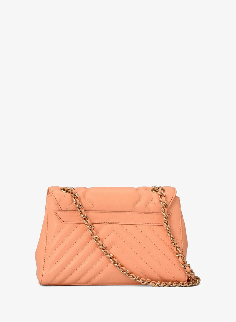 Carmen Steffens  Quilted Bag Chain Peach for Women | Best Price UAE