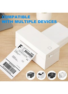 MaxGear 4" X 6" Direct Thermal Labels, 500 Labels, Fanfold Shipping Package Labels, Perforated White Mailing Labels, Commercial Grade, Permanent Adhesive, Compatible With Most Thermal Printers  - Image 4