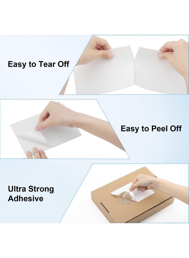 MaxGear - 4" X 6" Direct Thermal Labels, 500 Labels, Fanfold Shipping Package Labels, Perforated White Mailing Labels, Commercial Grade, Permanent Adhesive, Compatible With Most Thermal Printers - Image 1