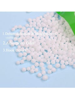 TYCOM Hanging Anti Mold Dehumidfier Deodorizing Moisture Proof Desiccant Absorber Bag and Odor Eliminator Hanging Bags to Rid Damp in Closet Cars Bathroom Wardrobes Basement Gym Bag Humidity Bags 24pcs  - Image 3