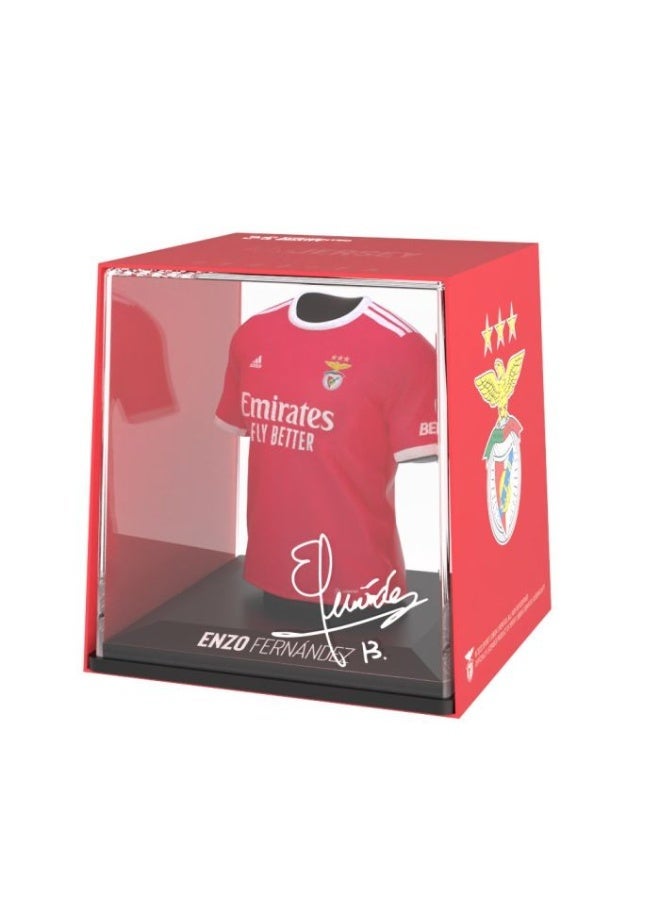 Splink - Enzo FernÃ¡ndez (Benfica) - Home Jersey Display Case, Official Licensed Collectible - Image 1