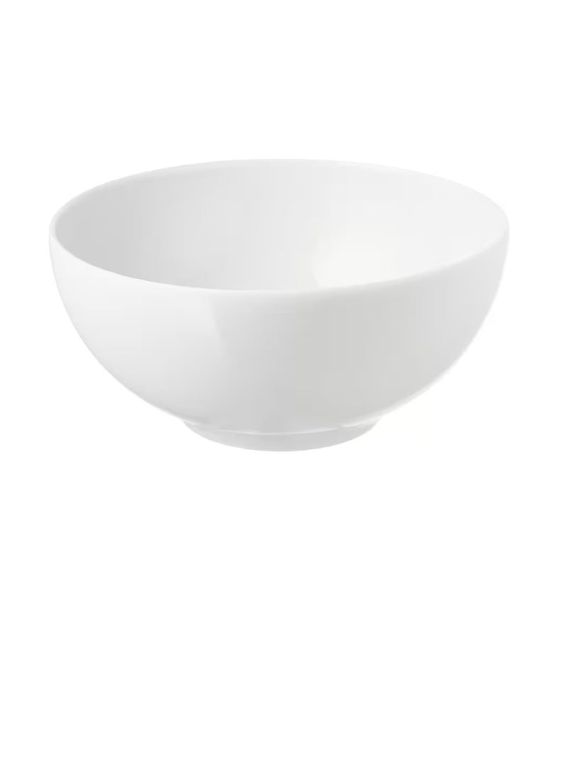 وعاء دائري ابيض 16 سم - Image 2