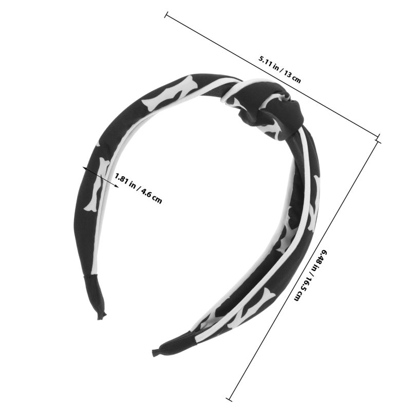 2pcs Knotted Hair Hoop For Women Wide Headbands For Washing Face Cute Fashion Wrap Yoga Hair Band Non- Spa Headband - Image 2