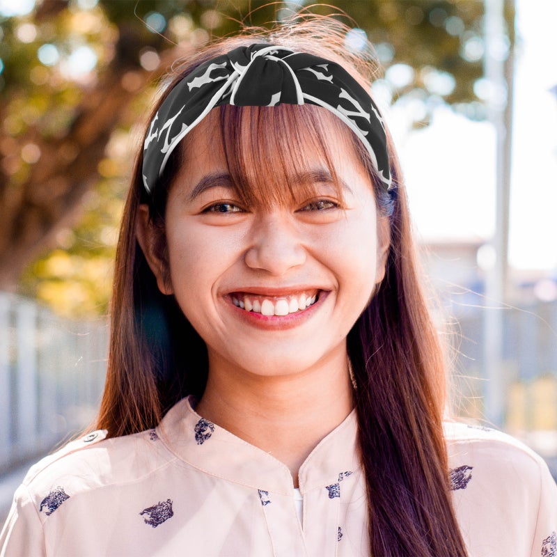 2pcs Knotted Hair Hoop For Women Wide Headbands For Washing Face Cute Fashion Wrap Yoga Hair Band Non- Spa Headband - Image 3