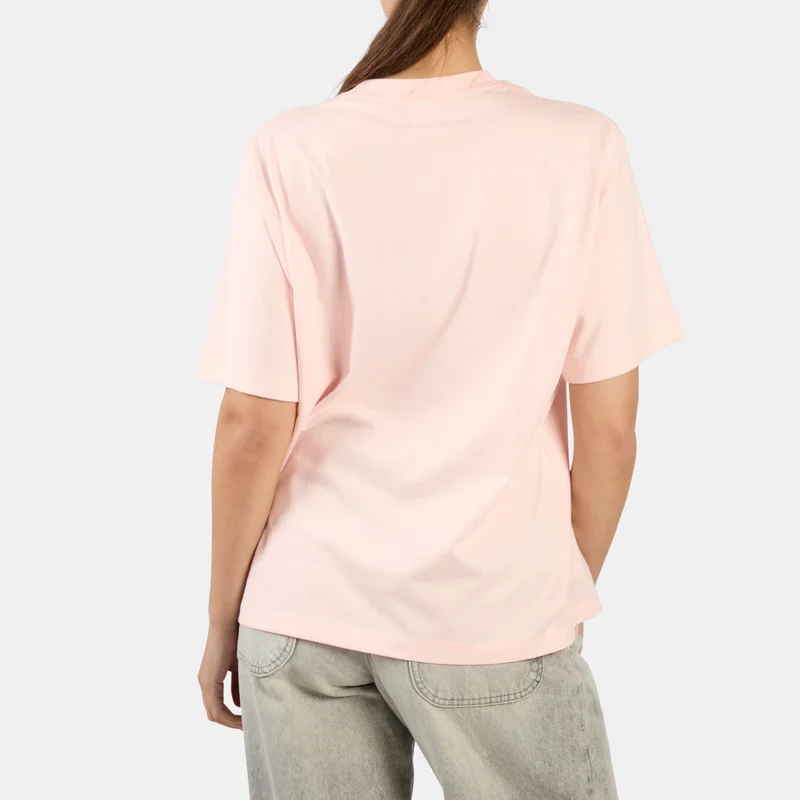 Reebok Playful Pink Reebok Nova Big Logo Oversized Crewneck Short Sleeve Women's Tee - Playful Pink for Women | Best Price UAE