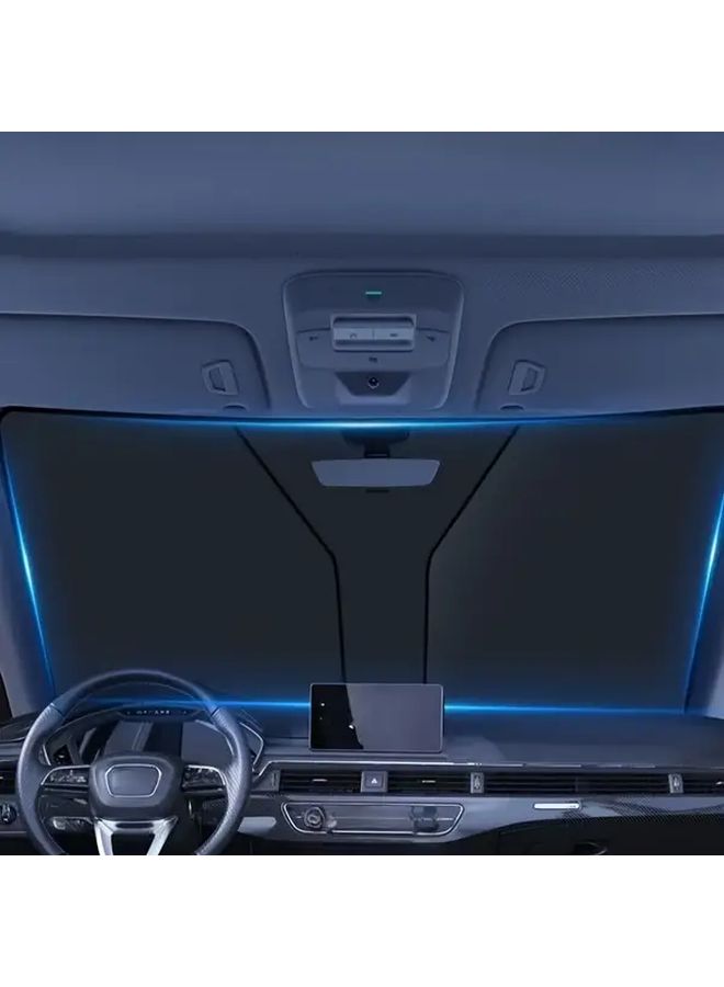 Foldable Windshield Sun Shade 140cm x 70cm Lightweight Keeps Car Interior Cool - Image 5