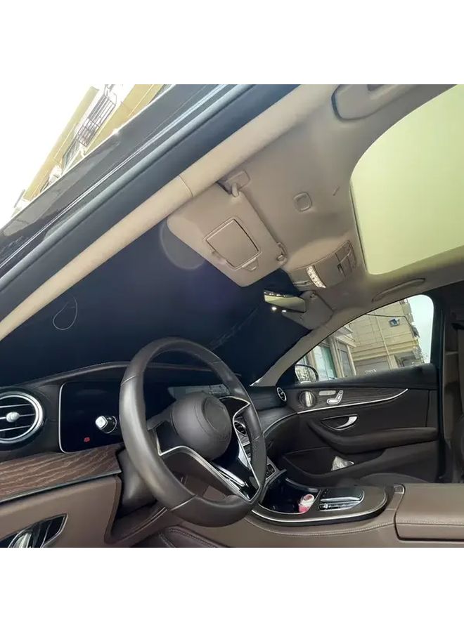 Foldable Windshield Sun Shade 140cm x 70cm Lightweight Keeps Car Interior Cool - Image 3