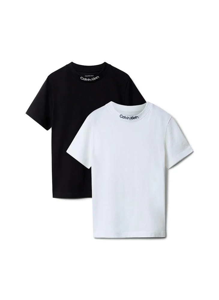 كالفن كلاين جينز Kids 2 Pack Of Logo T-Shirt