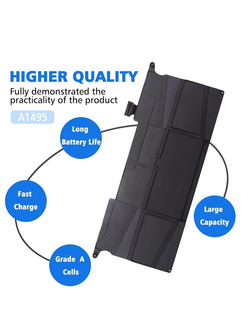 Generic New Replacement Laptop Battery A1406 A1465 for MacBook Air 11 inch A1406 A1495 Mid 2011 2012 2013 Early 2014 2015 A1370 Version 1 7.5V Lithium  - Image 5