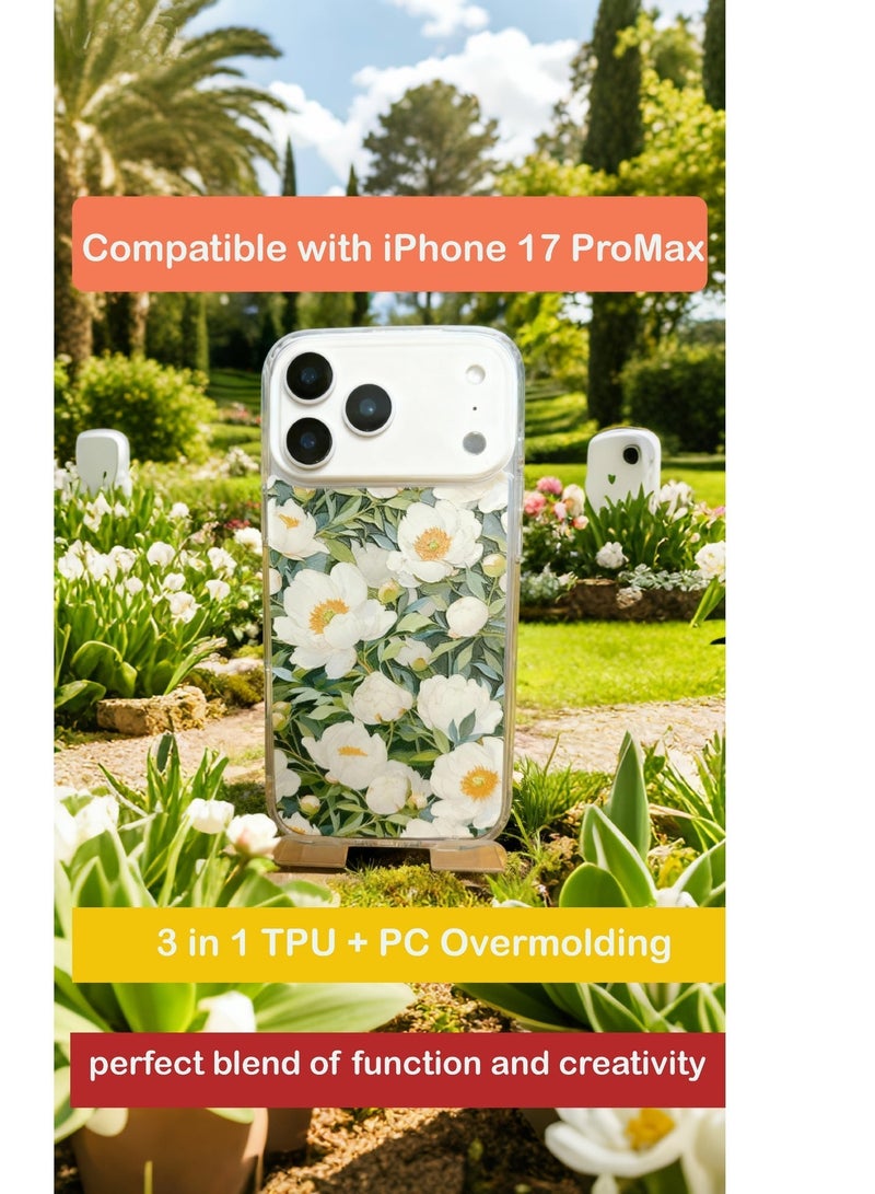 ThangCore Iphone17-ProMax 3 in 1 TPU + PC Overmolding Magnetic Creative Design Phone Case - Image 1