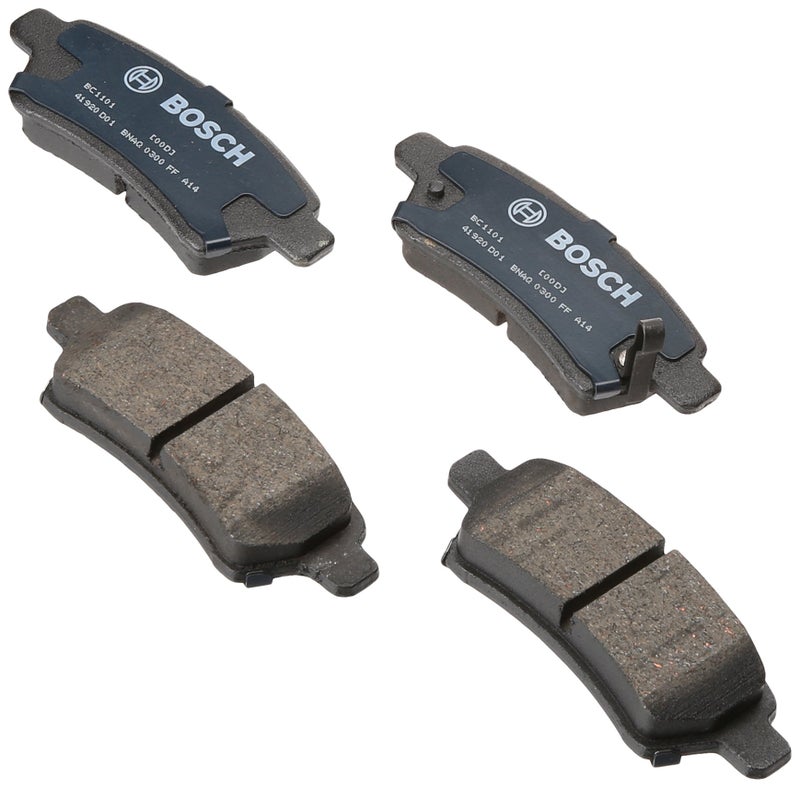 BOSCH BC1101 QuietCast Premium Ceramic Disc Brake Pad Set - Compatible With Select Nissan Pathfinder; REAR - Image 1