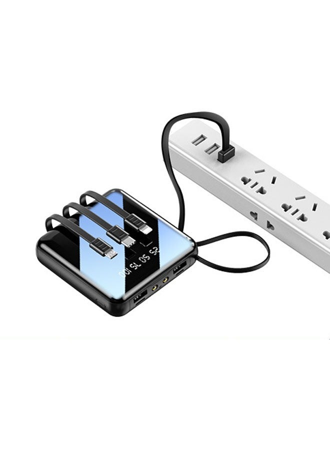 general Mini Portable Digital Display Power Bank: Small and Portable with Line, Large 20000mAh Capacity, Fast Charge Mobile Power Supply - Perfect Gift - Image 3