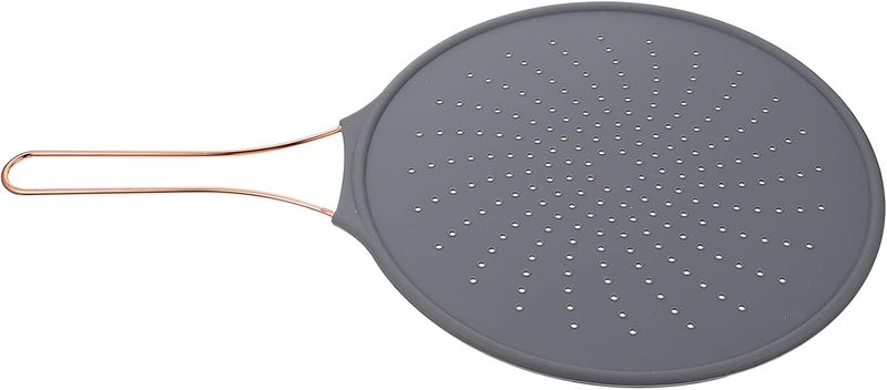 Anti- Splashing Oil Baffle Silicone Splatter Screen Pan Cover Cooling Mat Placemat Splatter Shield Drain Board Guards Oil Guard for Frying Pan Frying Pan Oil Guard - Image 4
