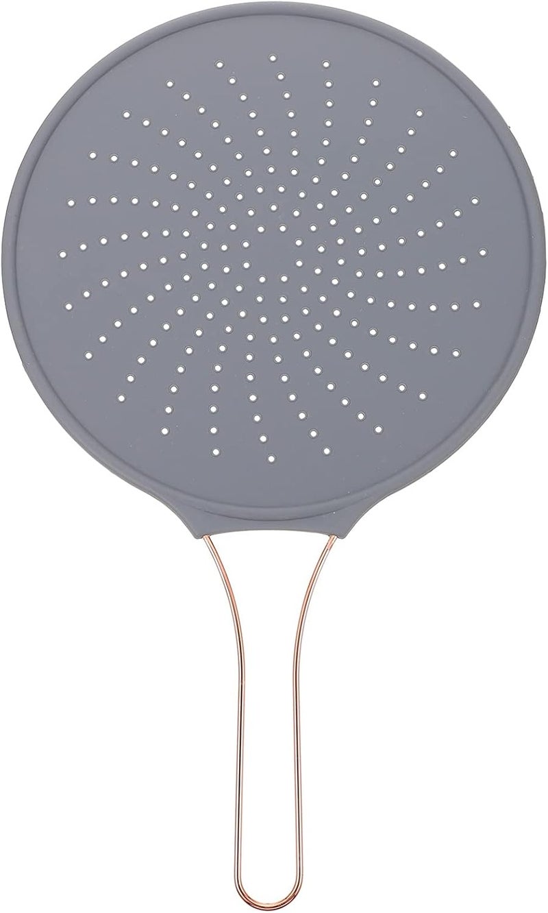 Anti- Splashing Oil Baffle Silicone Splatter Screen Pan Cover Cooling Mat Placemat Splatter Shield Drain Board Guards Oil Guard for Frying Pan Frying Pan Oil Guard - Image 1
