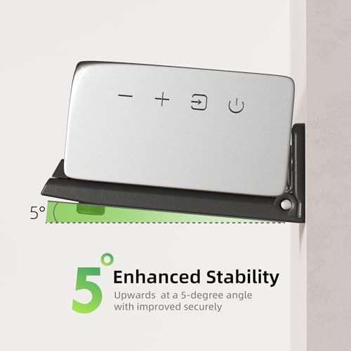 ELETIUO Soundbar Wall Mount Bracket for Samsung, LG, Sony, JBL, Vizio, Sonos and More, Depth Adjustable 3.5”-6.1”, Soundbar Shelf Under TV, Black - Image 4