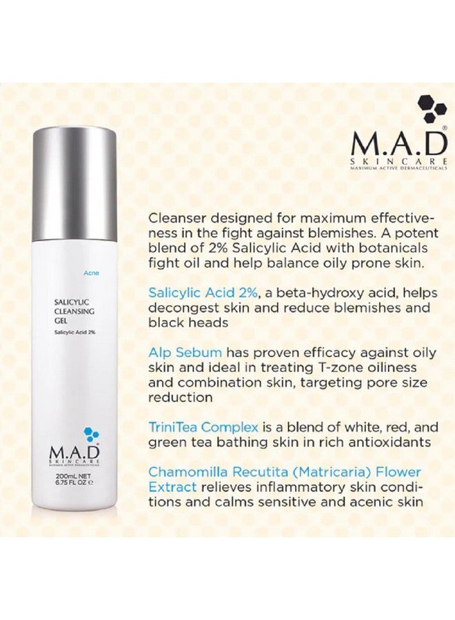 م.اد. سكن كير غسول الوجه لحب الشباب من جل الساليسيليك، 6.75 أونصة. - Image 2