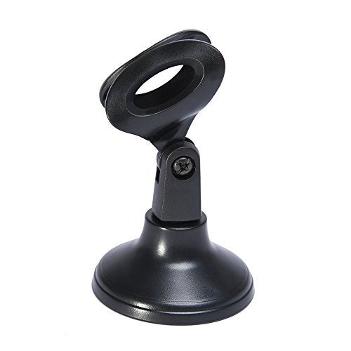 AKOAK Adjustable Portable Desktop Table Microphone Mic Stand Holder with Mic Clip for Computer Conference Studios Microphone,Podcasts, Online Chat, Lectures, and More - Image 1