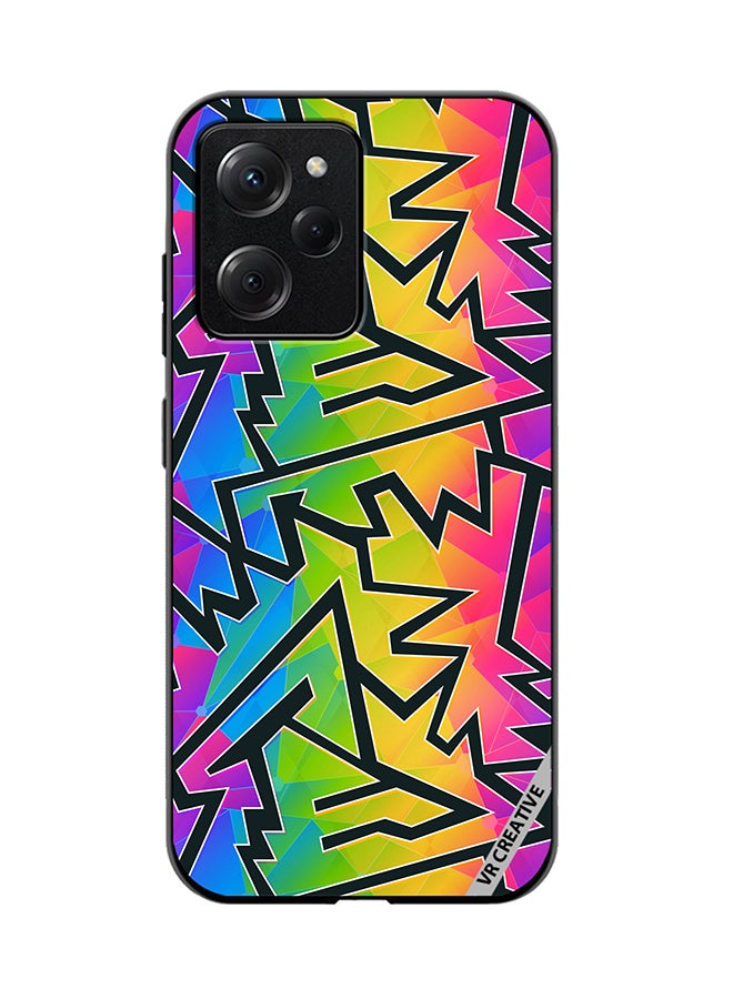 VR CREATIVE Protective Case Cover For Xioami Pcoo X5 Pro Geometric Design Multicolour - Image 1