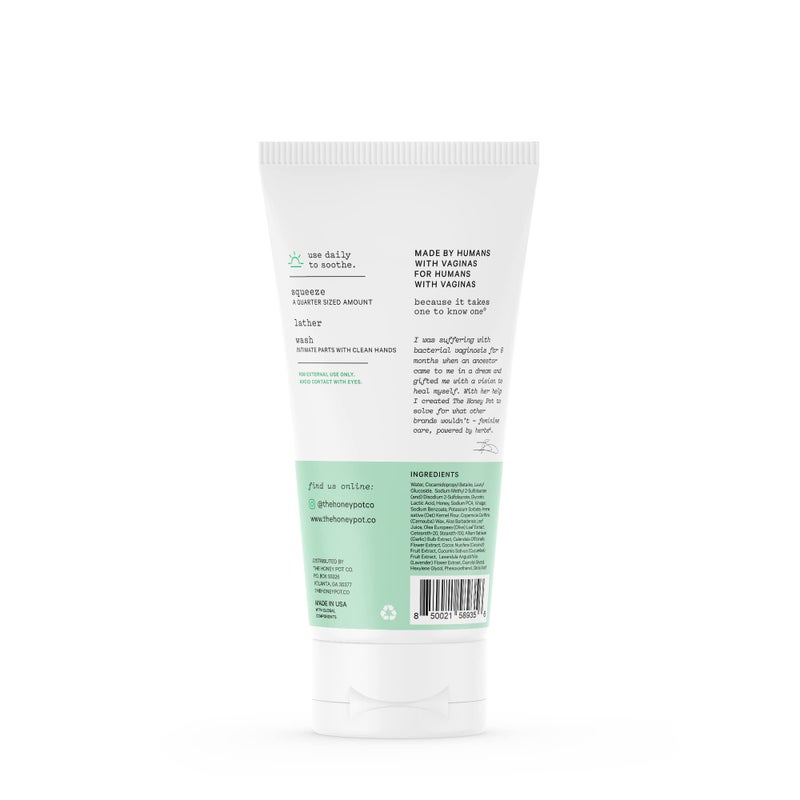 The Honey Pot Company - Anti-Itch Soothing Colloidal Oatmeal Wash - Plant Derived Feminine Care - Ultra Mild Solution to Relieve Itching and Discomfort - 6 fl. oz. - Image 4