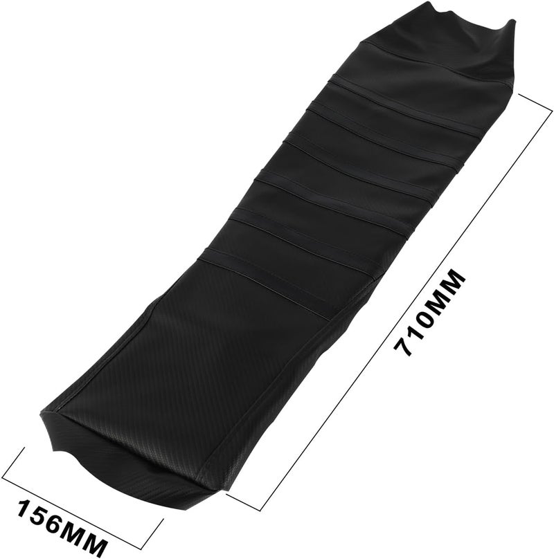 Wacece ATV Seat Cover Non-Slip Soft Waterproof for Sportsman 450 570 2014-2025, High Elastic Leather Black - Image 2