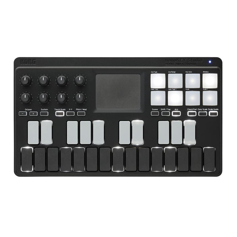 Korg Midi Controller (NANOKEY-ST),Black - Image 1