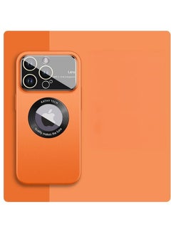 Generic Apple iPhone 14/13/12 Large Window Glass Frosted Protective Case iPhone 14 Pro  max 6.7 
