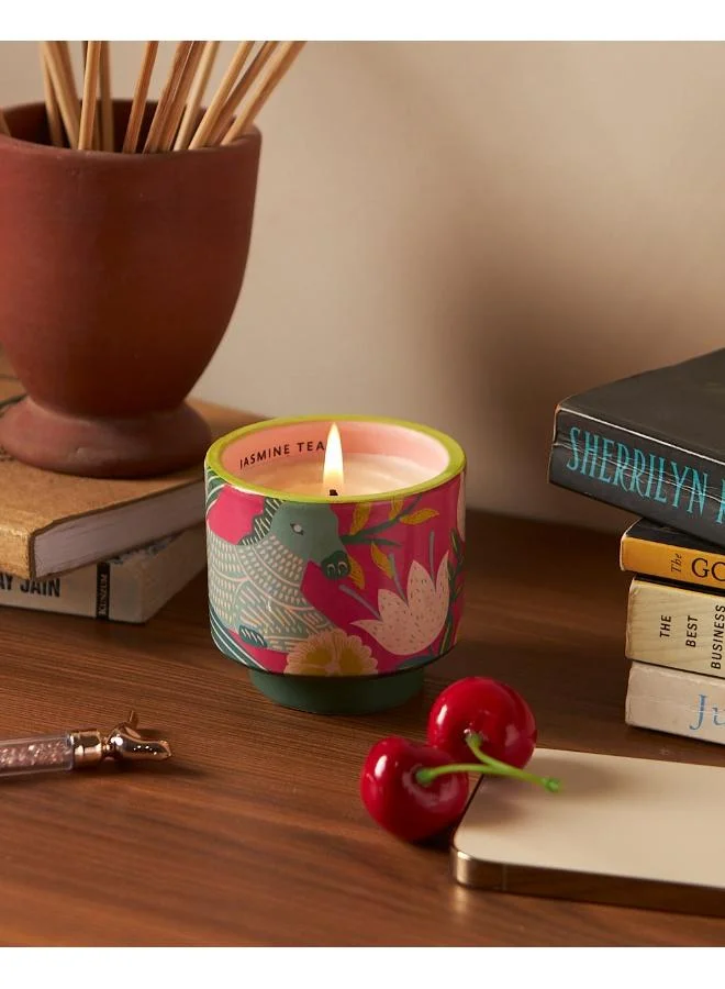 Chumbak Jasmine Tea Soy Wax Candle - Small