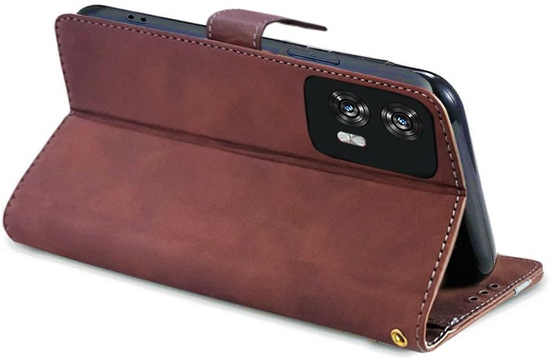 Excelsior Flip Cover for Motorola Moto Edge 50 Fusion, Moto G85 5G | Premium PU Leather | Full Protection (Coffee) - Image 3