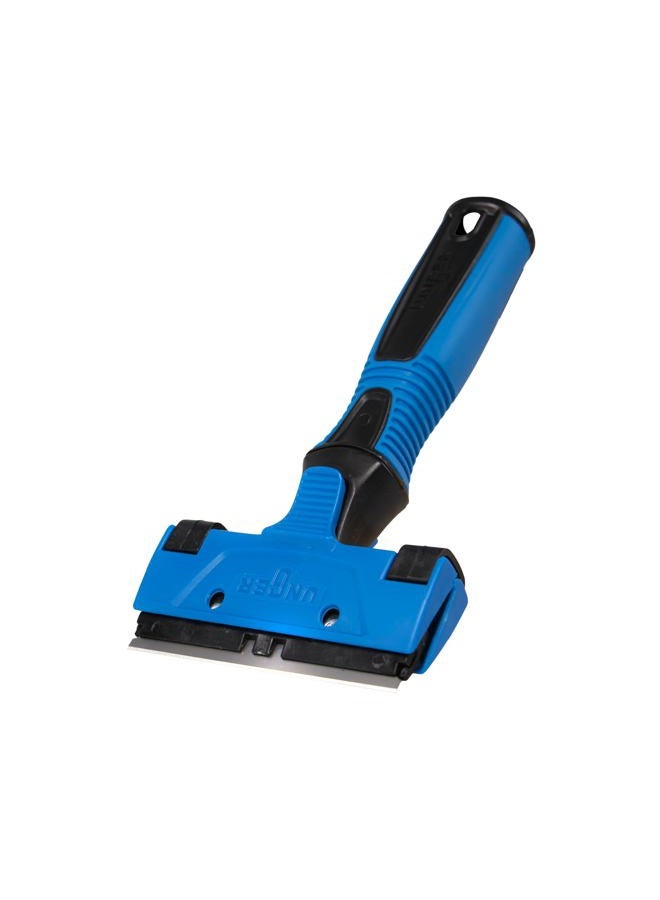 Unger Professional 4" All-Purpose Scraper - Window, Glass, and Floor Scraper, Adhesive Removal, Gum, Stickers, Paint Removal, Dual-Sided Blade - Image 1