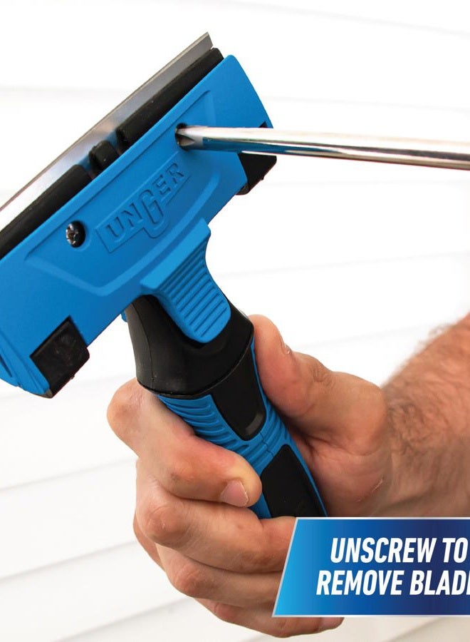 Unger Professional 4" All-Purpose Scraper - Window, Glass, and Floor Scraper, Adhesive Removal, Gum, Stickers, Paint Removal, Dual-Sided Blade - Image 4