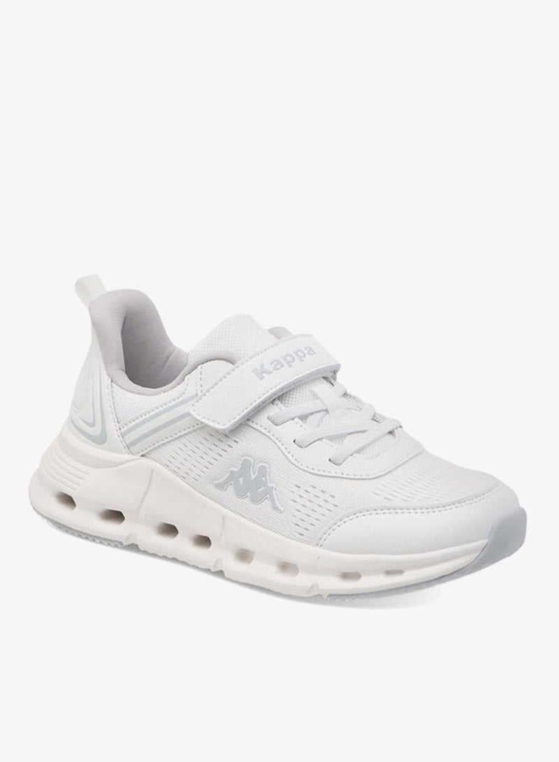 Kappa Boys' Logo Detail Sports Shoes with Hook and Loop Closure - Image 2