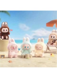 OCTOBER LXQSMKN 𝐋𝐚𝐛𝐮𝐛𝐮 backpacks and key pendants Cute Labubu, Charming Plush Doll Pendant Hanging Keyring Card Gift (Grey), A1, standard  - Image 3