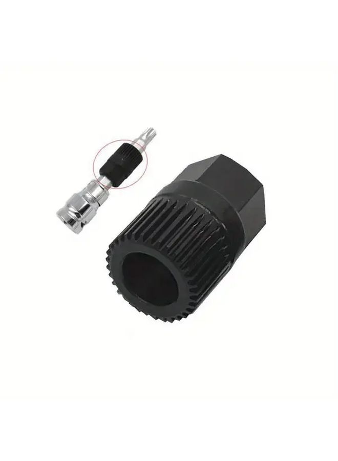 Black 33 Tooth Alternator Pulley Removal Tool For Automotive Repair - Image 3
