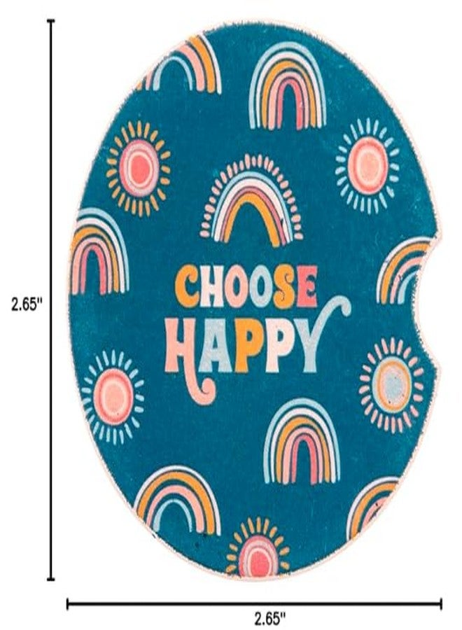 Karma Gifts Boho Car Coasters - Absorbent Cup Holder Coasters for Car - Set of 2 - Cowboy - Image 3
