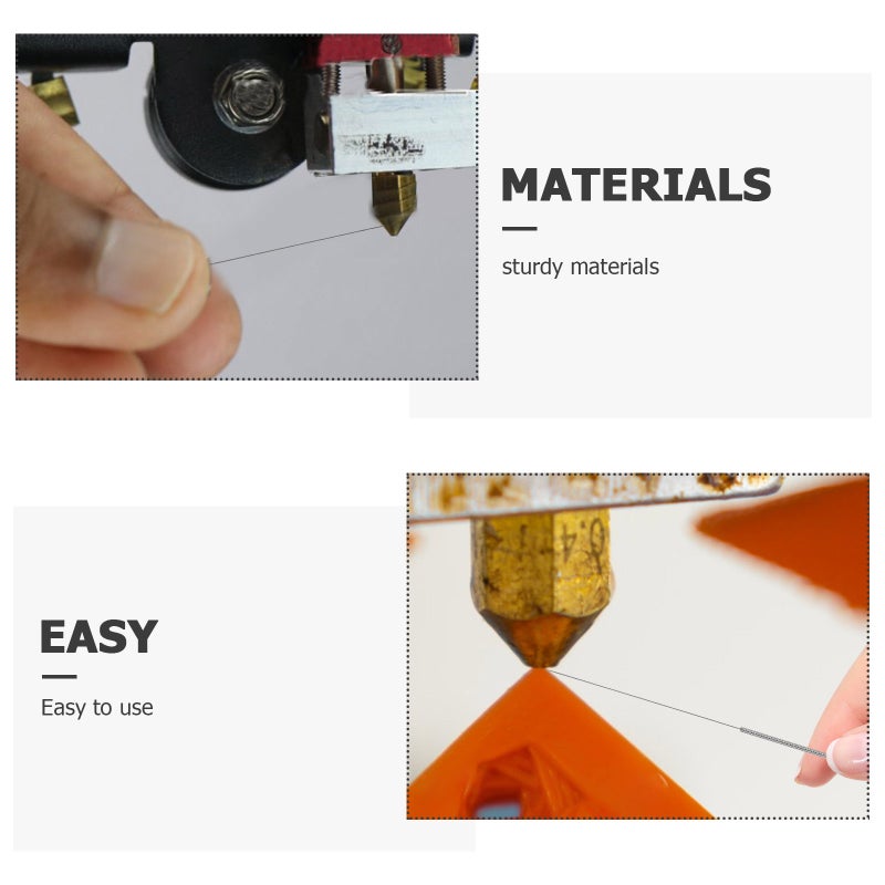 🔧 مجموعة إبر تنظيف فوهة طابعة ثلاثية الأبعاد بتصميم معدني متين مناسبة لمعظم الطرازات - Image 4