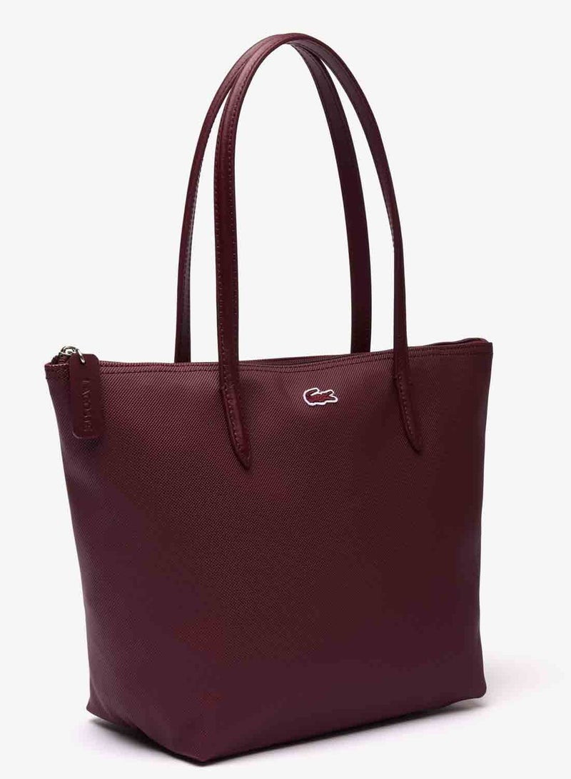 Lacoste Women's L12.12 Concept Fashion Versatile Large Capacity Zipper Handbag Single Shoulder Bag Tote Bag Camera Bag Medium - Image 3
