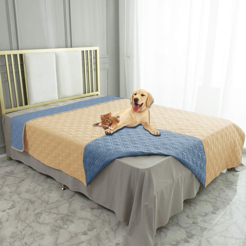 Ameritex Waterproof Dog Bed Cover Pet Blanket for Furniture Bed Couch Sofa Reversible - Image 1