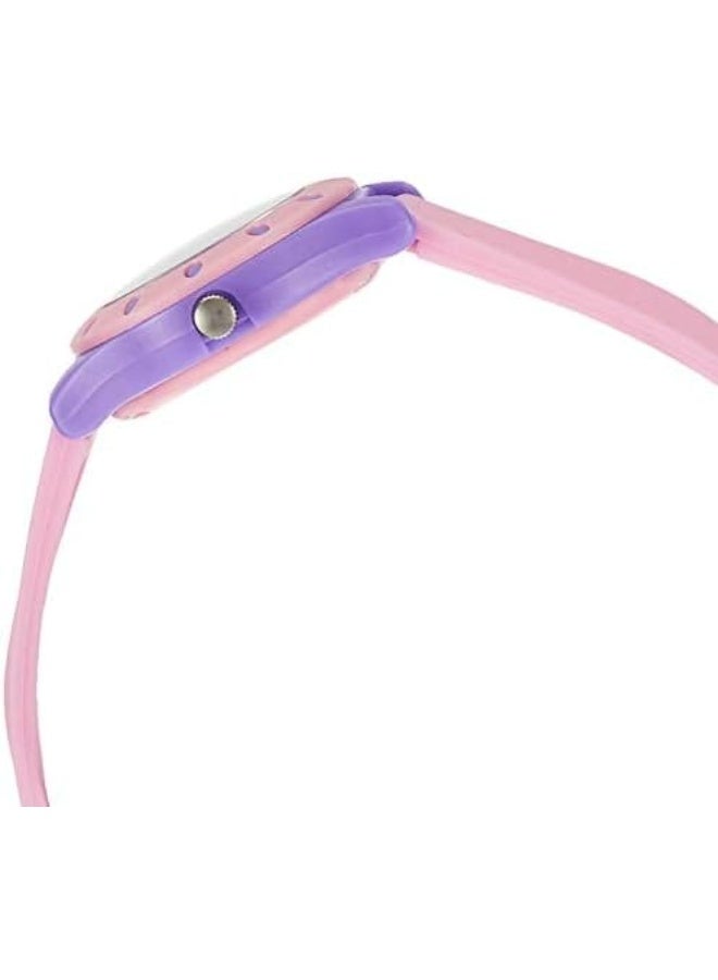 Q&Q Kids Unisex Analog Quartz Watch, Pink & Purple, 10 Bar Water Resistant - Image 3